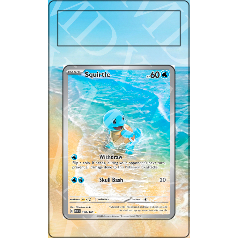 Squirtle #170 Pokemon Scarlet & Violet 151 (Extended Art)