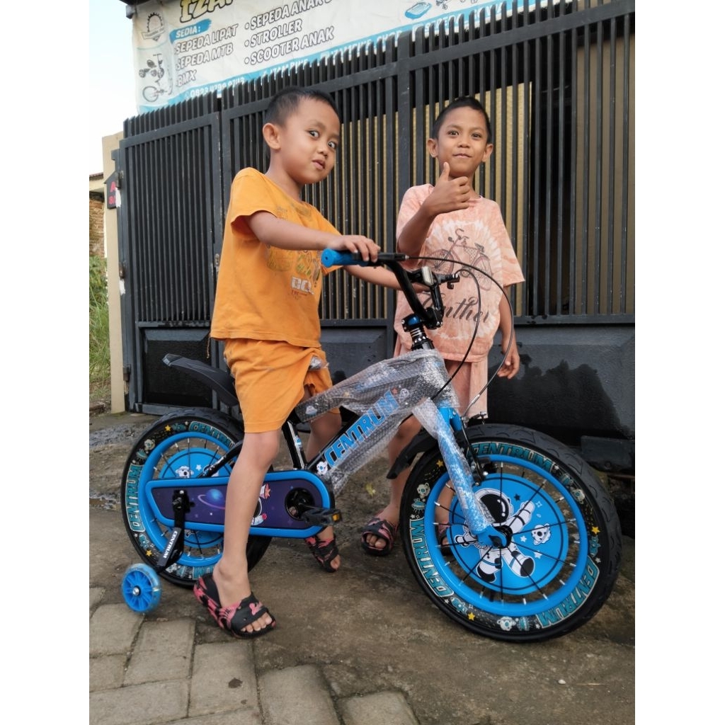 SEPEDA ANAK BMX TRENDY 16 INCH BAN BESAR, UMUR 4-7 TAHUN, STEEL