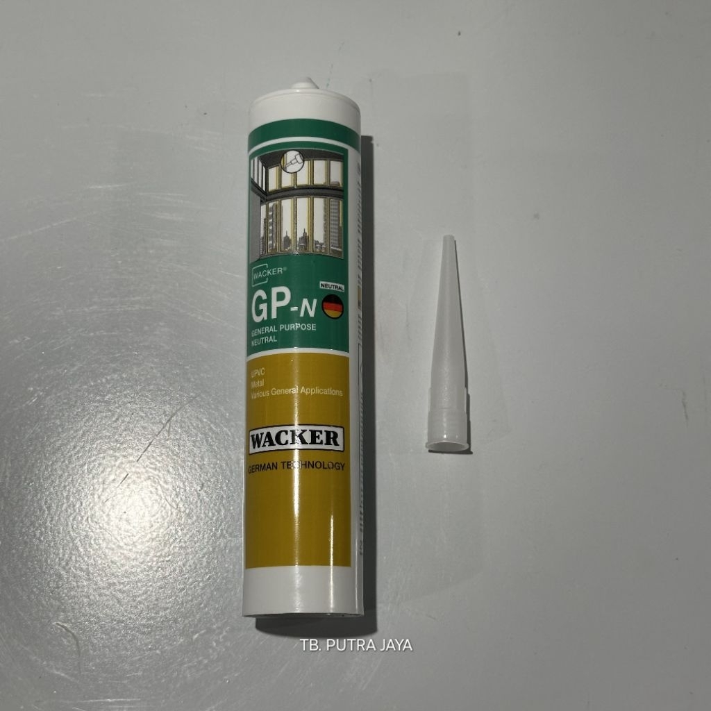 Silicone / Sealent Wacker GP-N Netral - Lem Kaca Silikon WACKER GP-N Berkualitas Original
