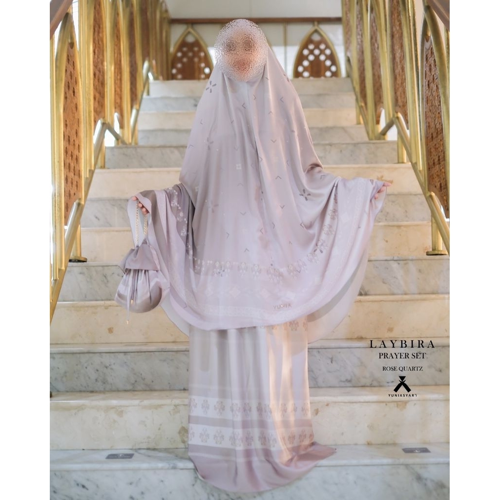 ROSE QUARTZ series LAYBIRA Mukena By Yunia Syar'i