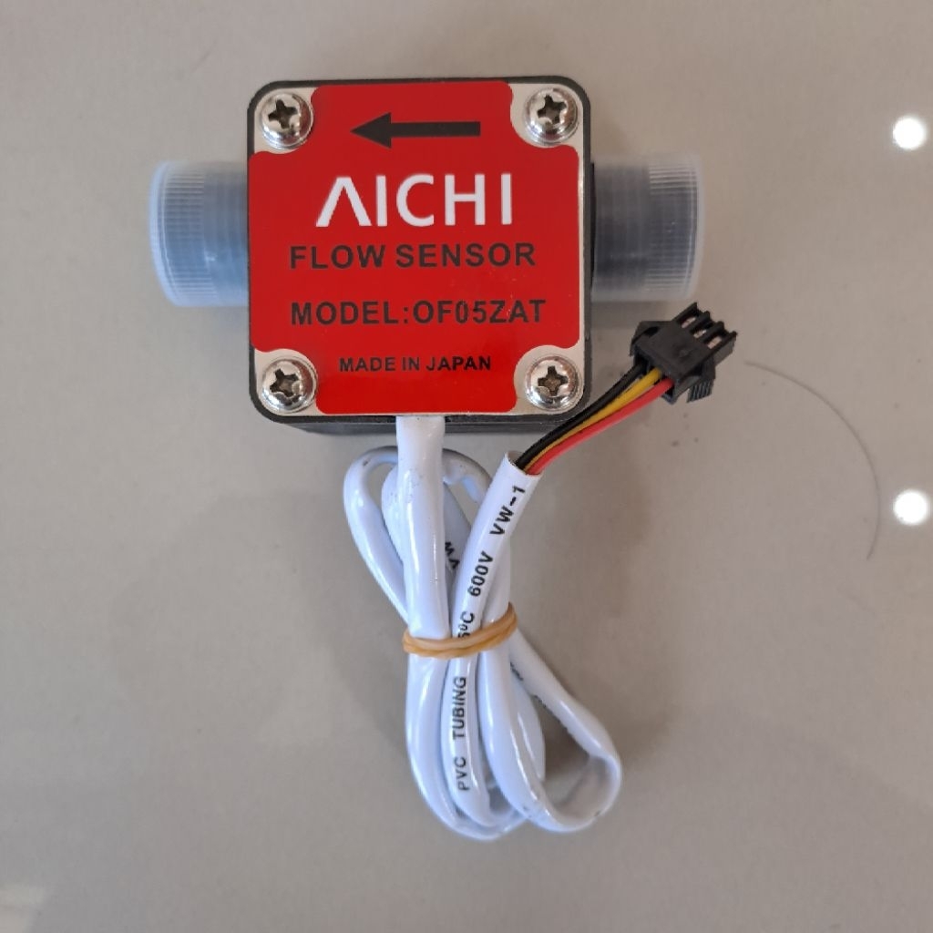 Flow Sensor Aichi Ukuran 1/2' Alat Ukur Pom Mini Pertamini Digital