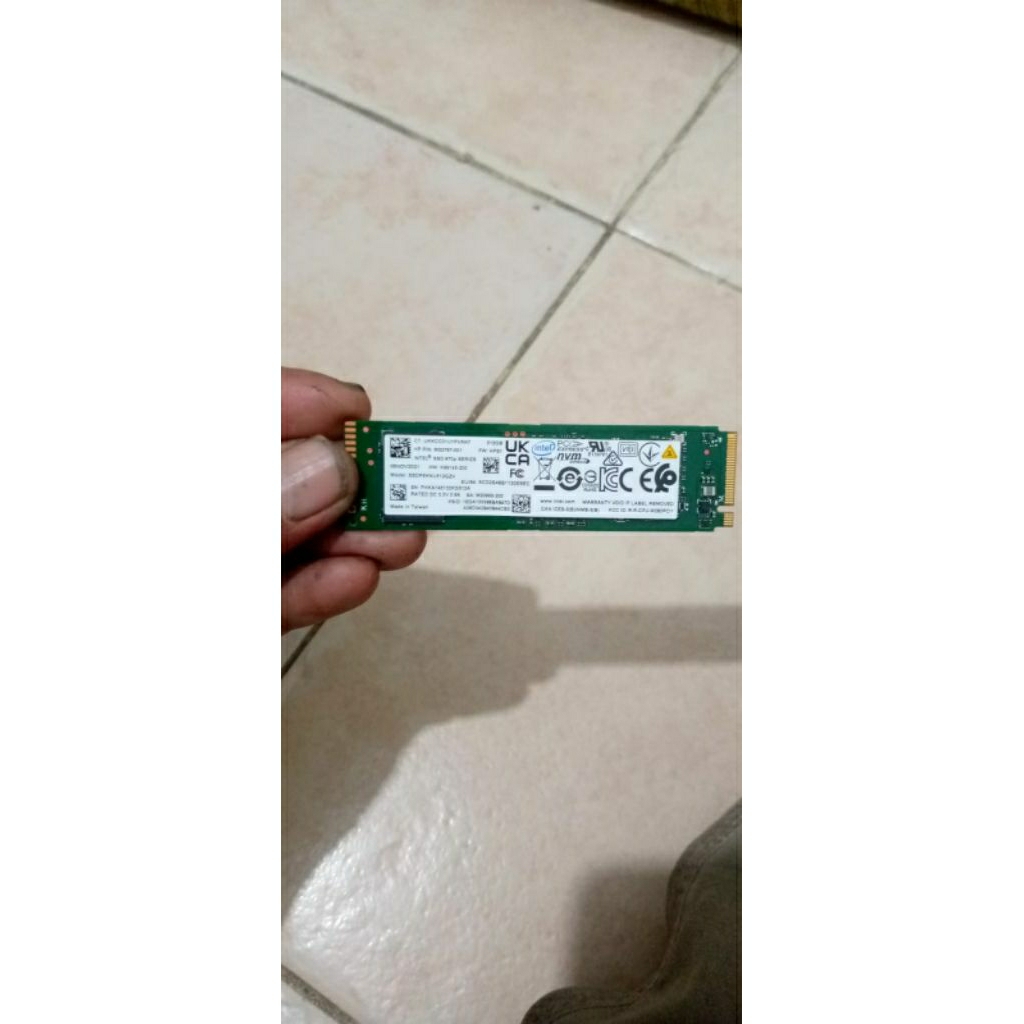 ssd nvme m2 512gb  intel