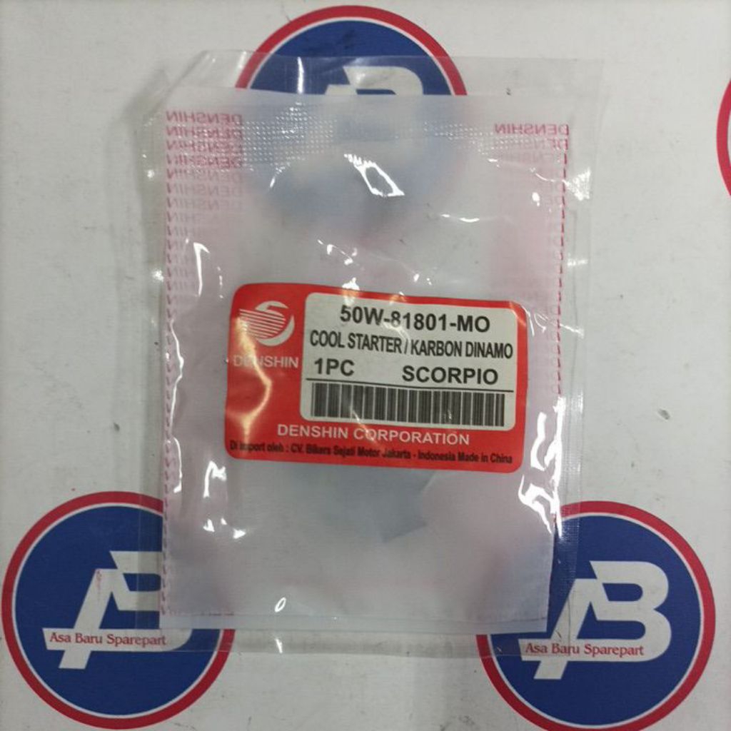 DENSHIN Arang Cool Starter Karbon Dinamo Yamaha Scorpio/Mio/Fino/Xeon
