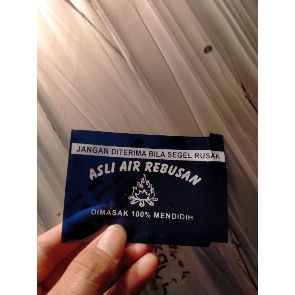 segel galon air masak