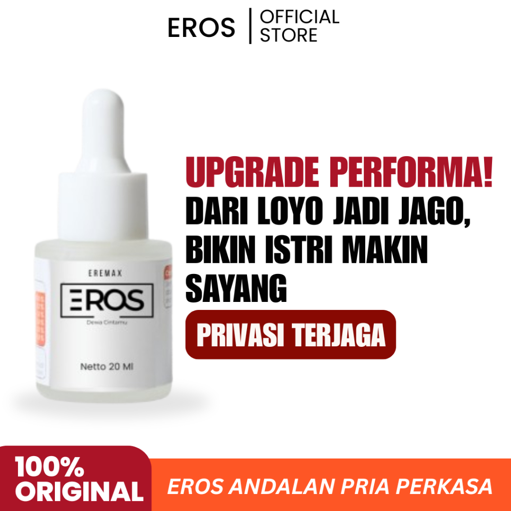 EROS Gel Oles Stamina Pria Vitalitas Maksimal Kuat Tahan Lama