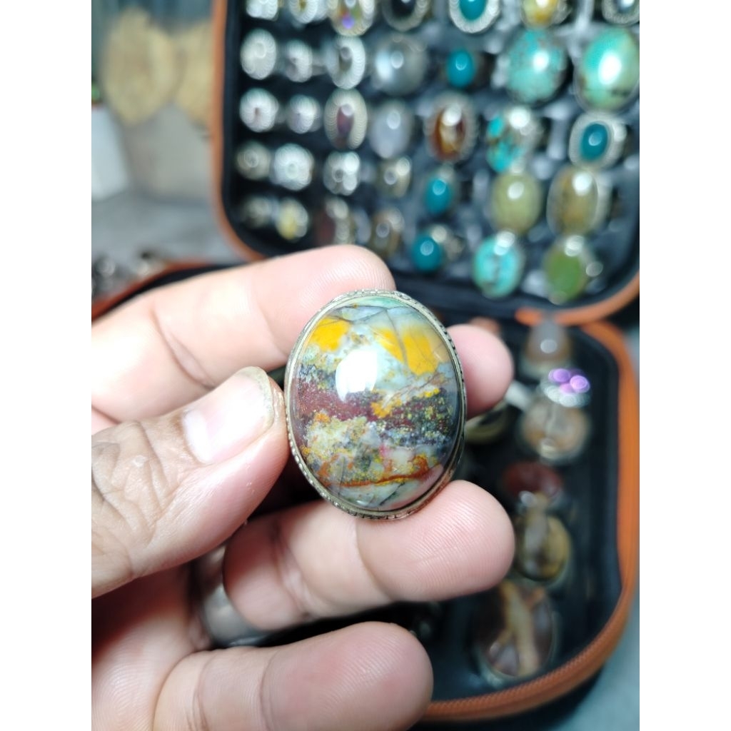 Akik pancawarna Garut Darson jumbo