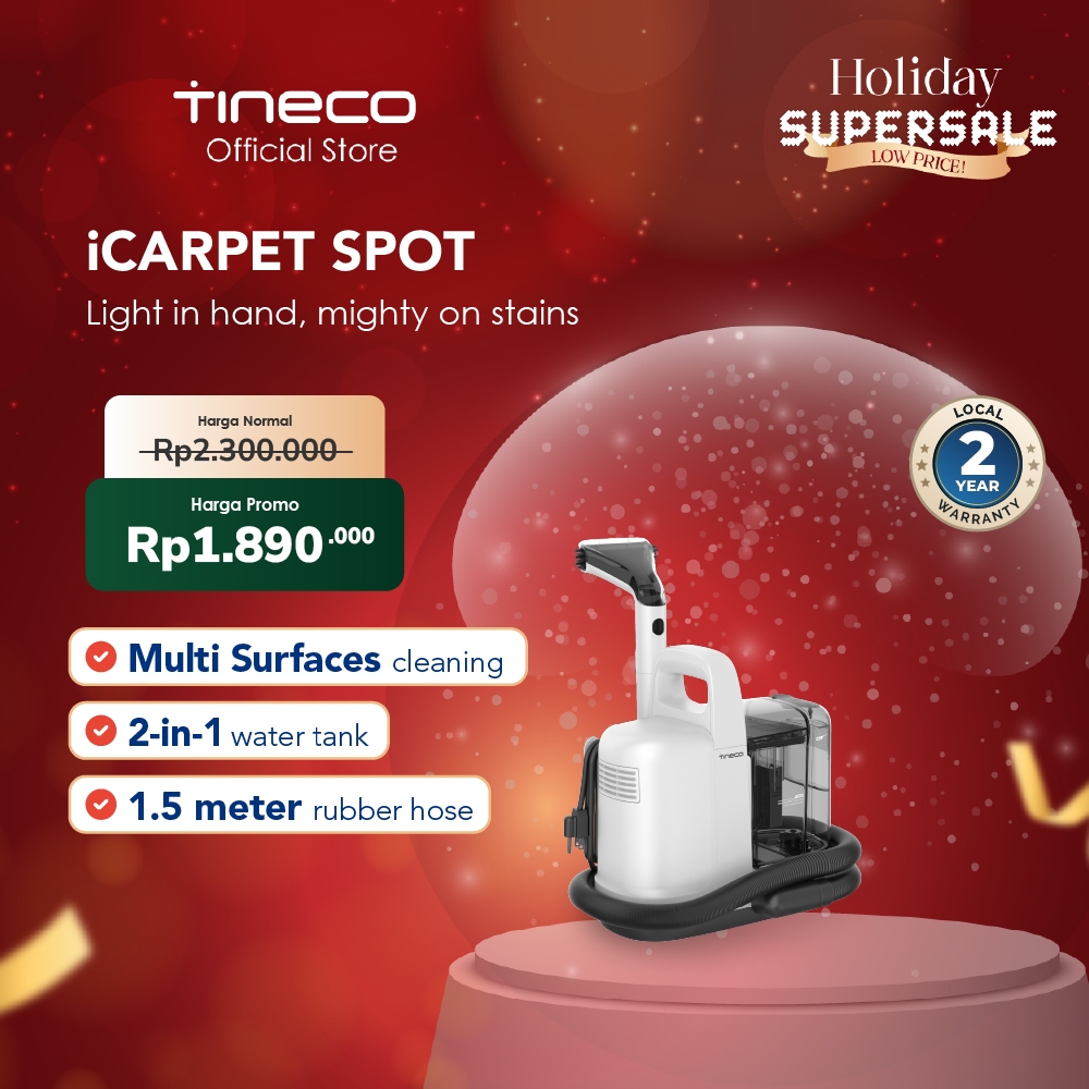 Tineco iCarpet Spot Carpet Cleaner Vakum Pembersih Karpet