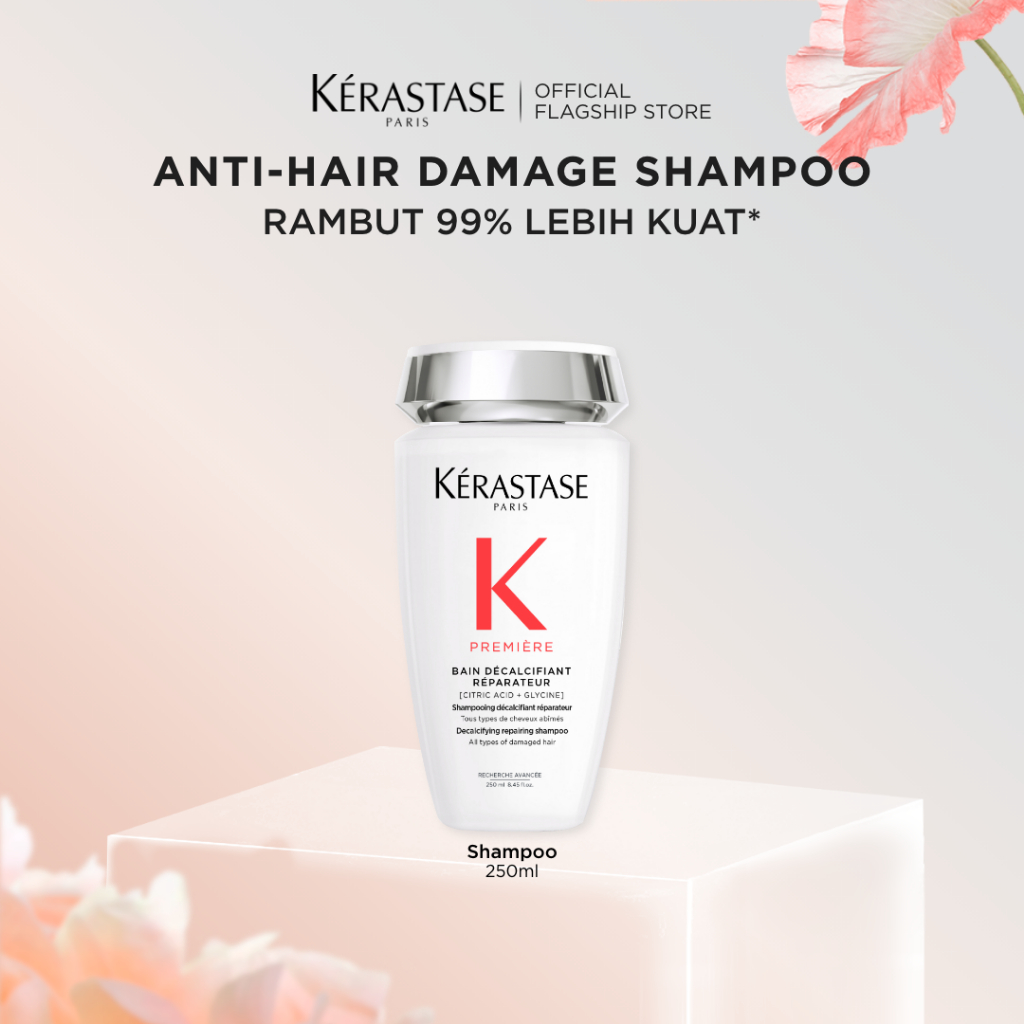 Kerastase Bain Premiere 250ml Anti-Hair Damage Shampoo - Shampoo untuk Rambut Rusak & Memperbaiki Ik