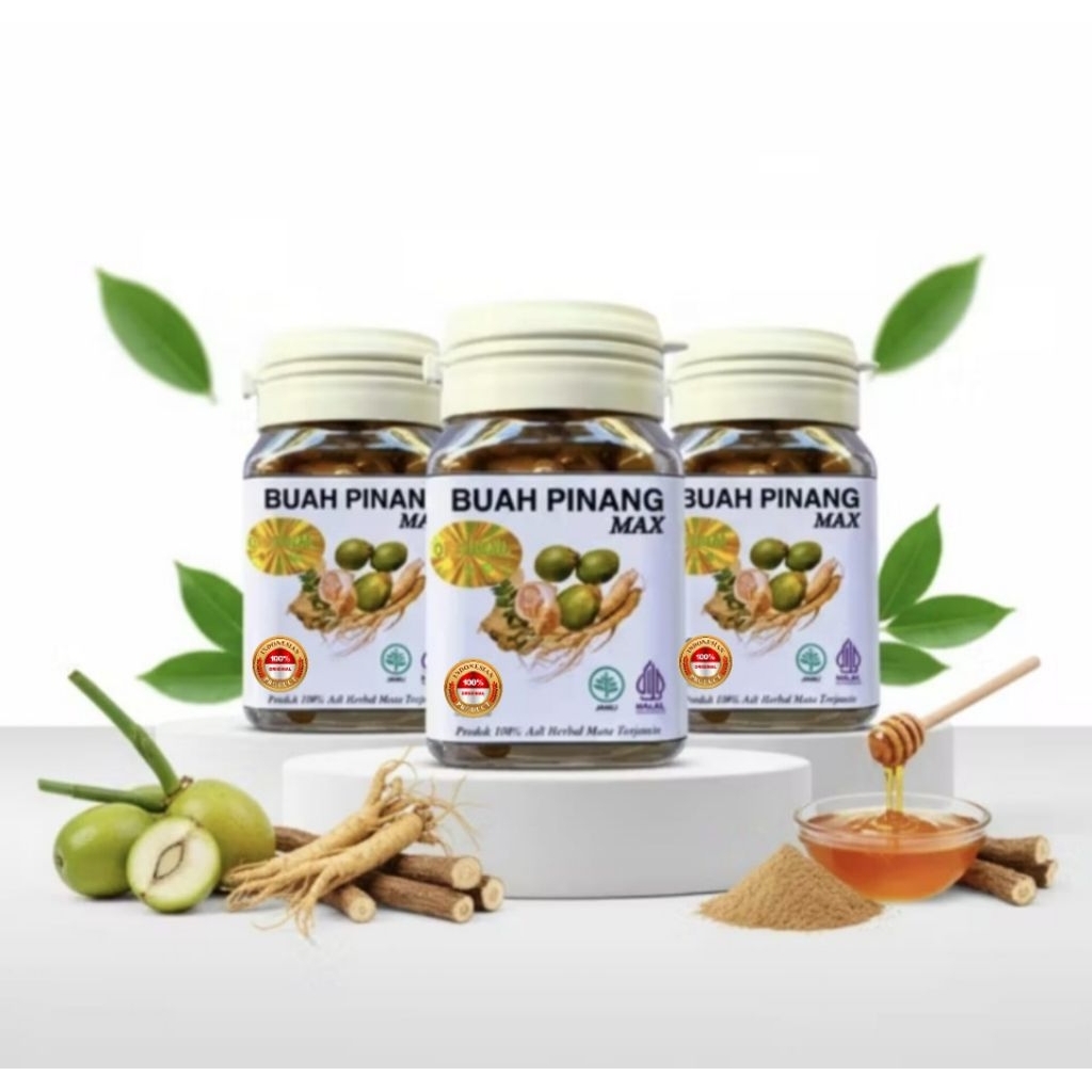 kapsul pinang muda original max 100% herbal murni