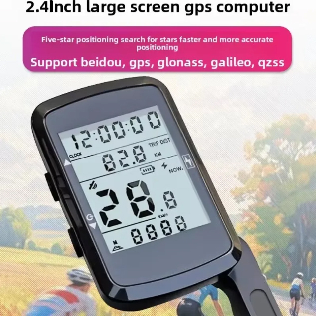 Speedometer Sepeda Wireless Bicycle GPS Bike Rechargeable LANKEMI BK-5208