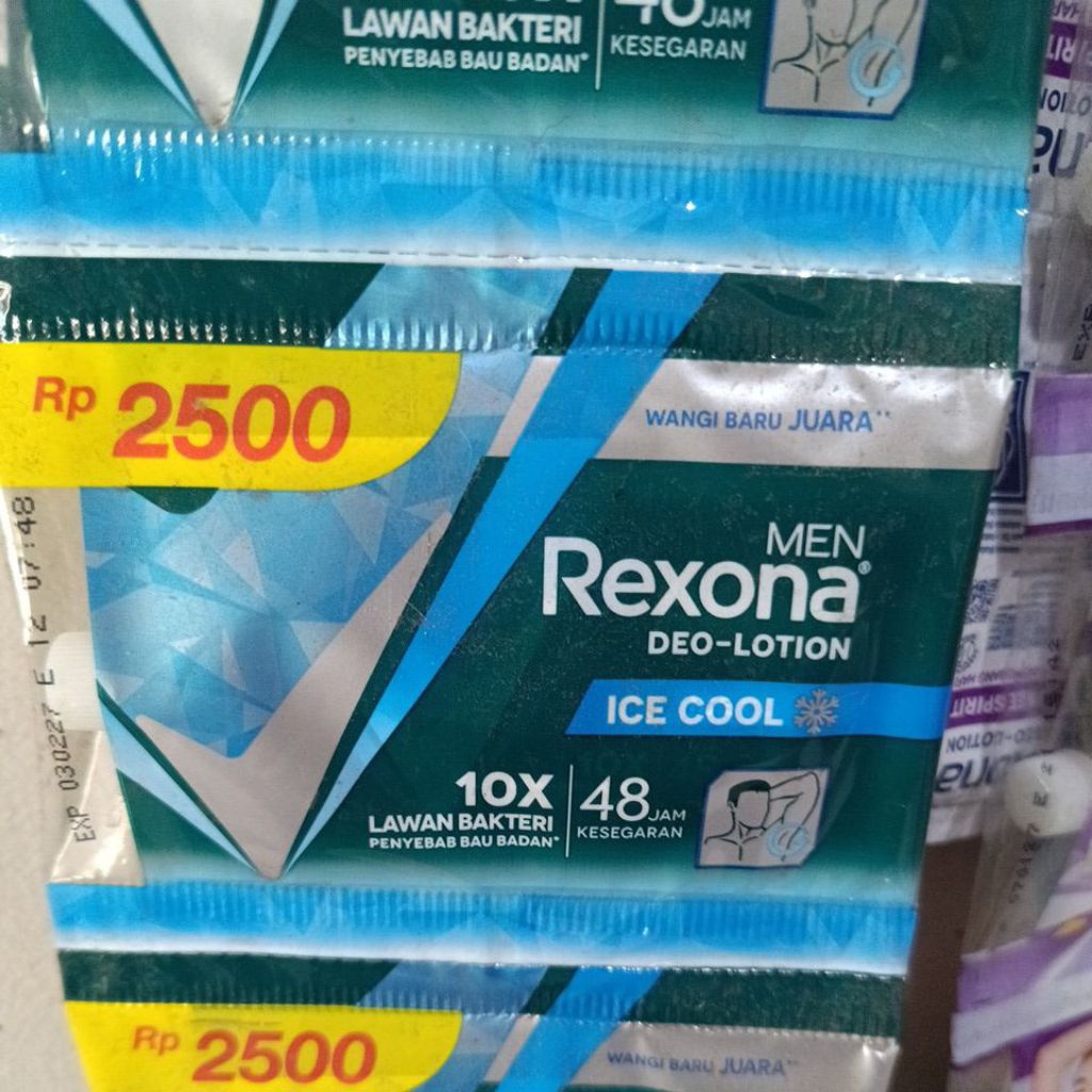 Rexona Sachet Deolotion Laki dan Perempuan 9 gram - anti bau badan dan ketiak tetap kering