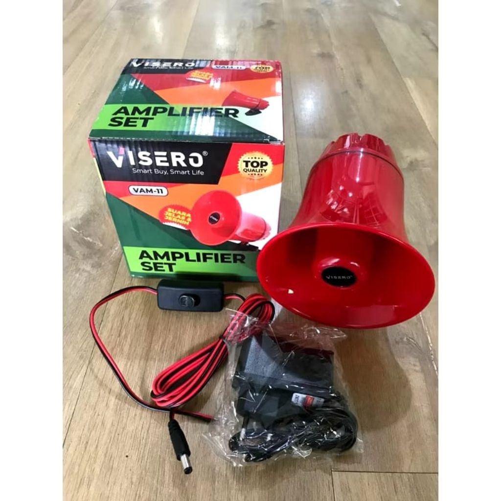 AMPLIFIER SET SPEAKER CORONG TOA VISERO VAM-11 SPEAKER TOA VISERO AMPLIFIER SET VAM -11 SUARA JERNIH