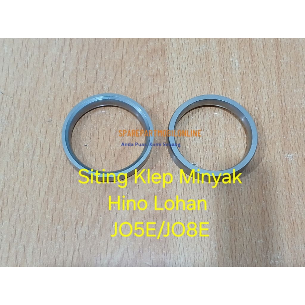 Insert seat seating valve inlet in siting klep minyak jo8e jo5e hino lohan 500 fm260ti fg235jd kobel
