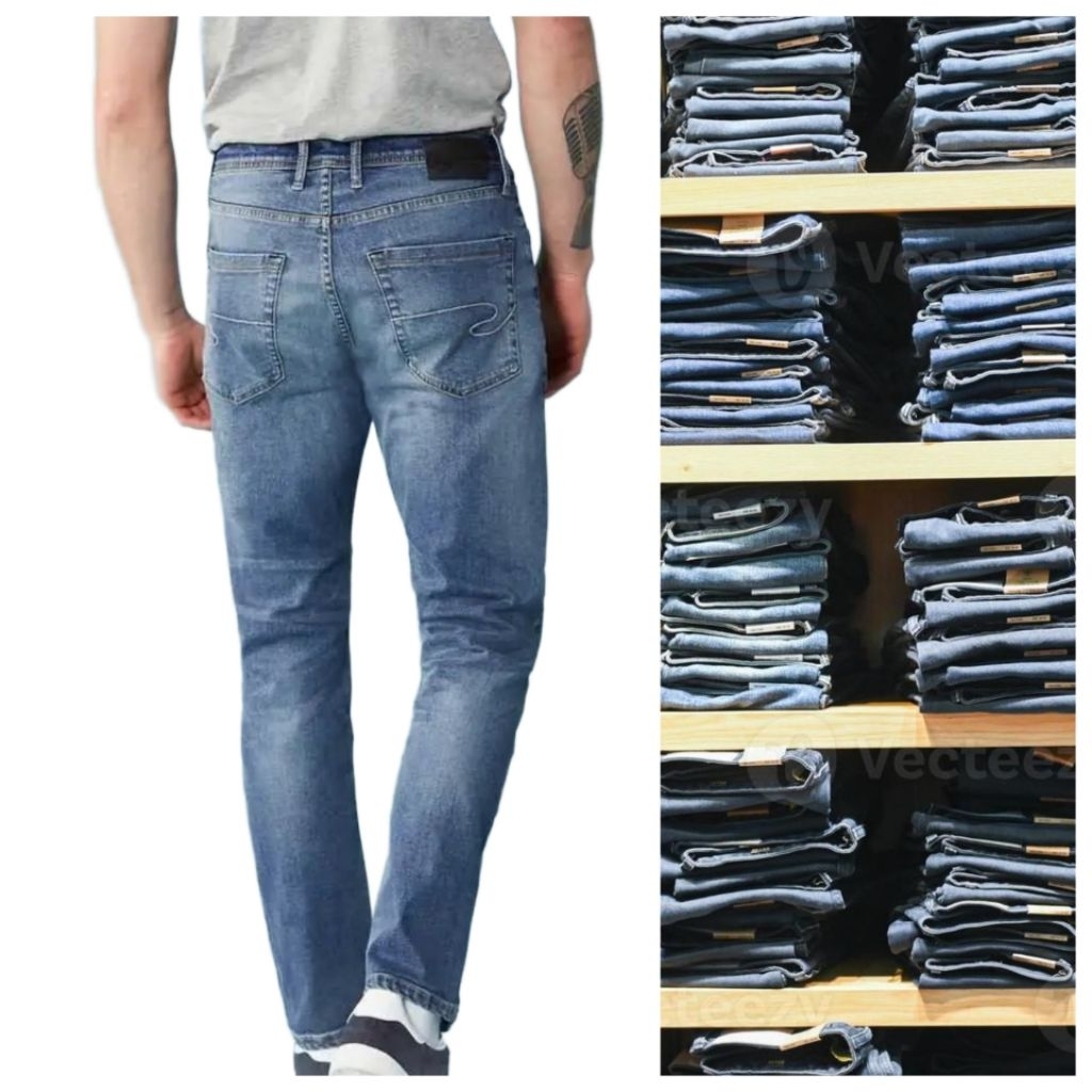 Celana Jeans Lea Original 100% Pria Asli