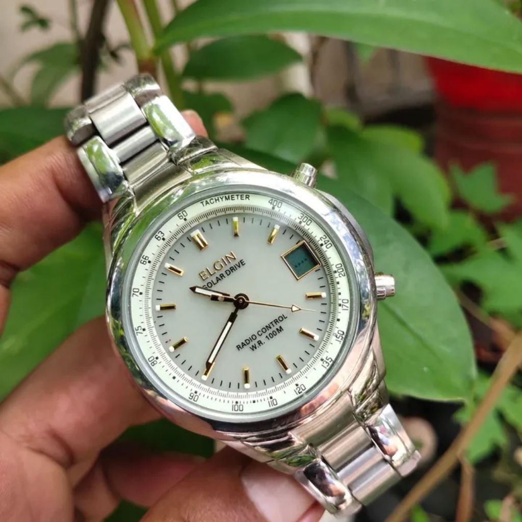 Jam tangan ELGIN Solar Radiocontrol