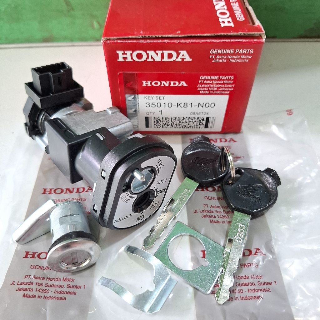 Kunci Kontak Set Honda Beat Esp, Beat Street, Beat Pop K81 ORI
