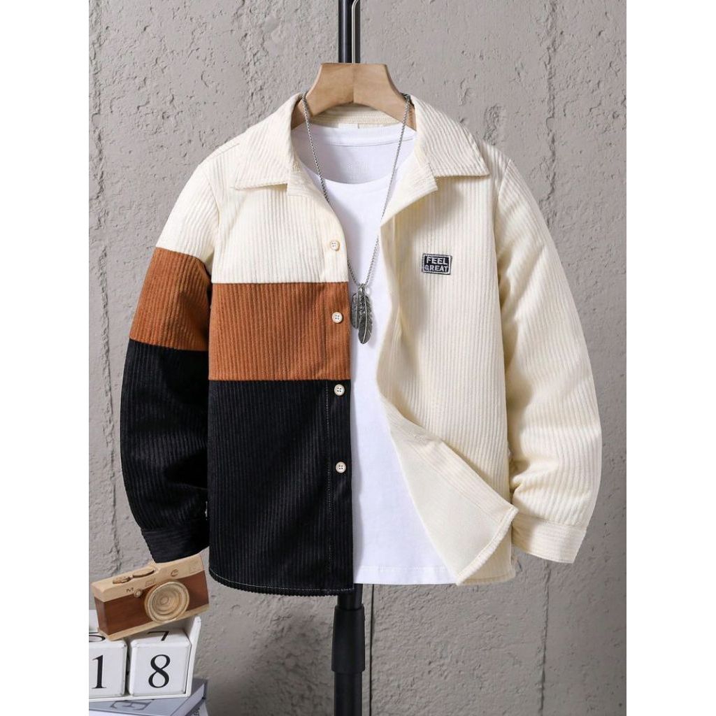 KEMEJA ANAK CORDUROY KOREAN STYLE