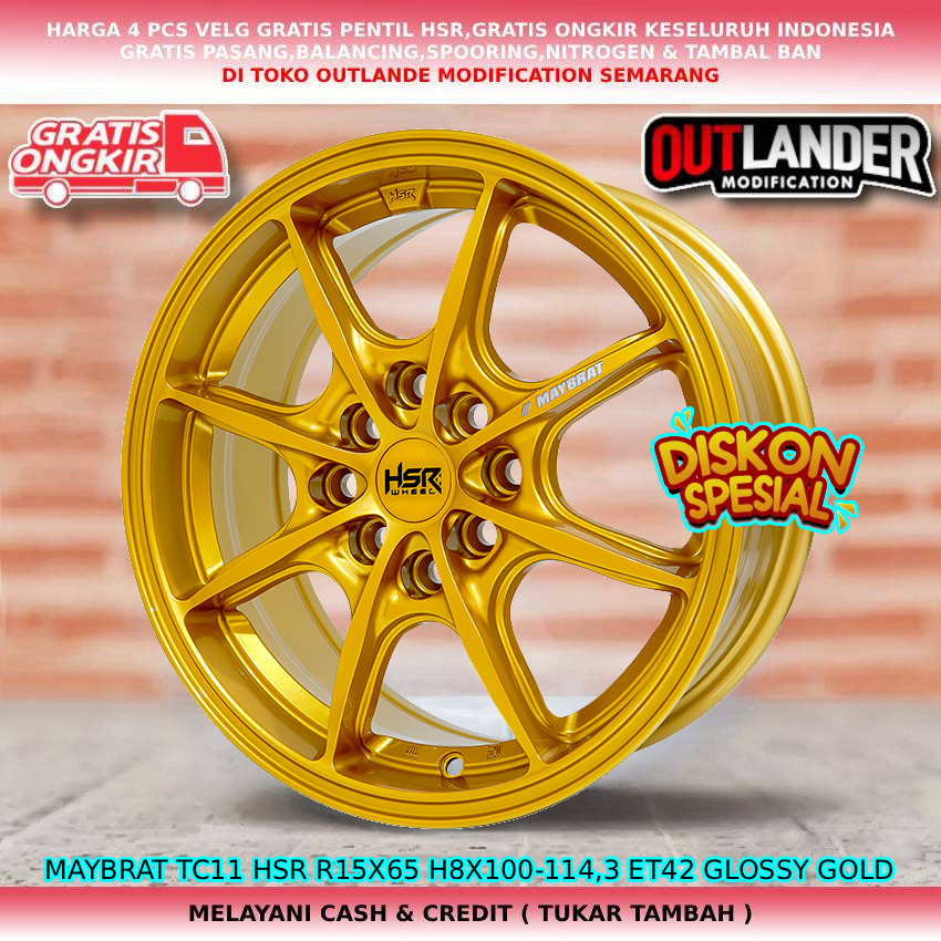 Velg ring15 velg mobil Veloz| Avanza| Livina| Evalia| Xenia| Panther| dll velg hsr maybrat R15