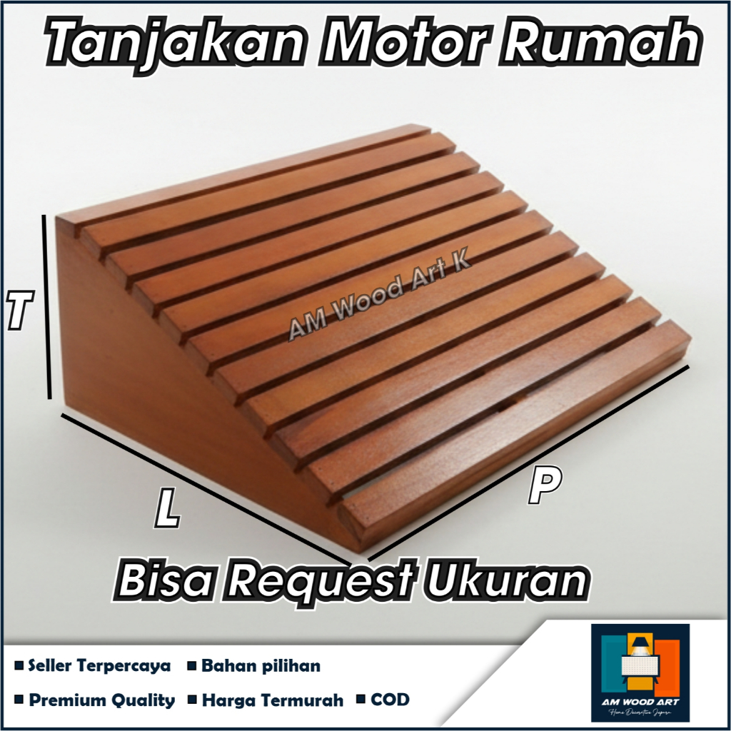 Tanjakan Motor Rumah Kayu Awet Murah / Tanjakan Sepeda Motor