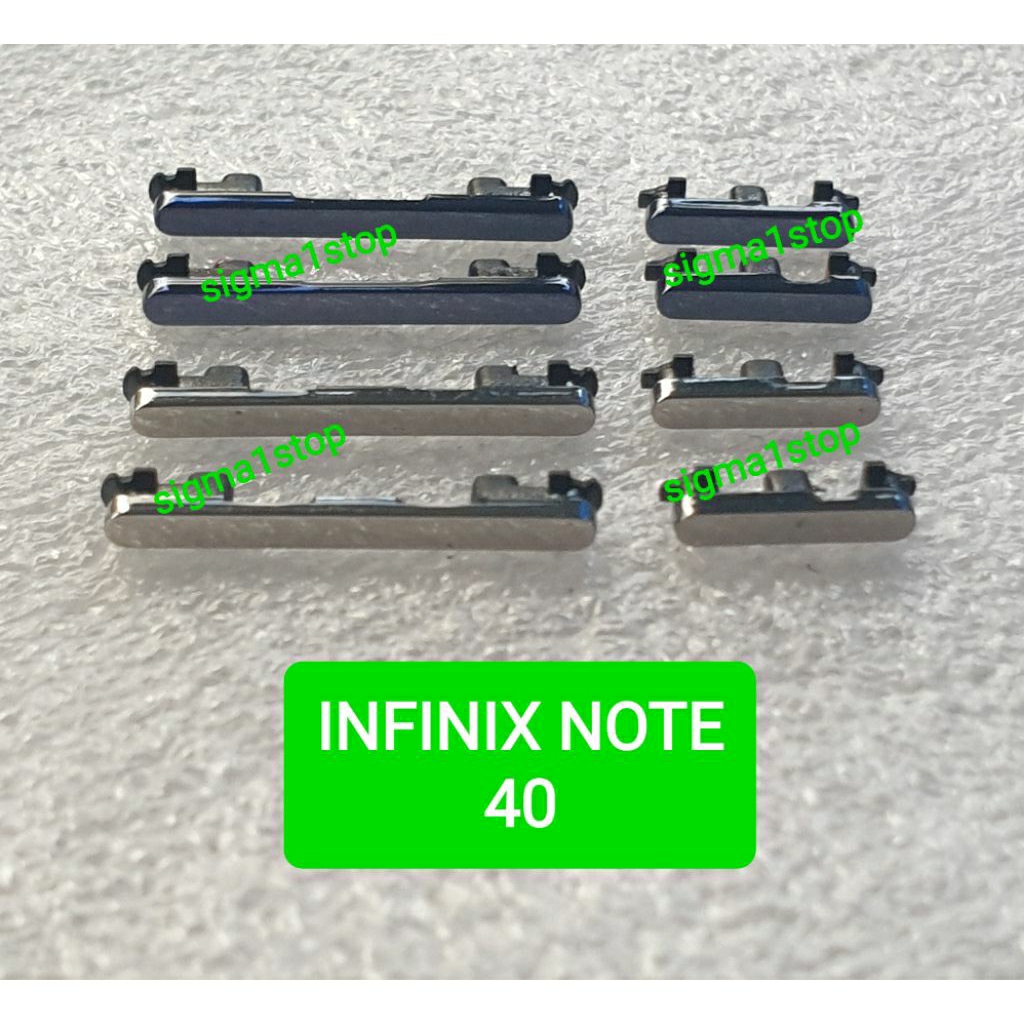 INFINIX NOTE 40 X6853 TOMBOL LUAR ON OFF VOLUME SUARA  SWITCH TOMBOL POWER BUTTON