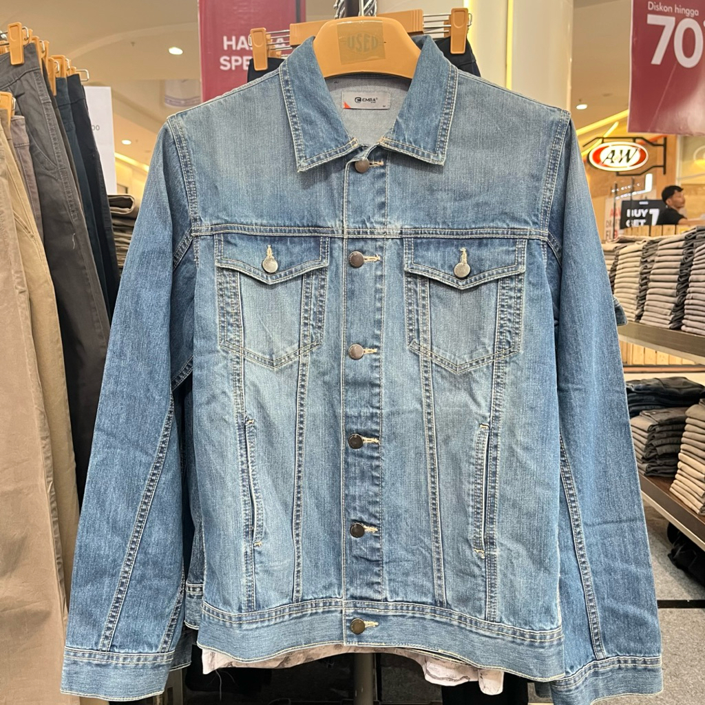emba jaket denim pria
