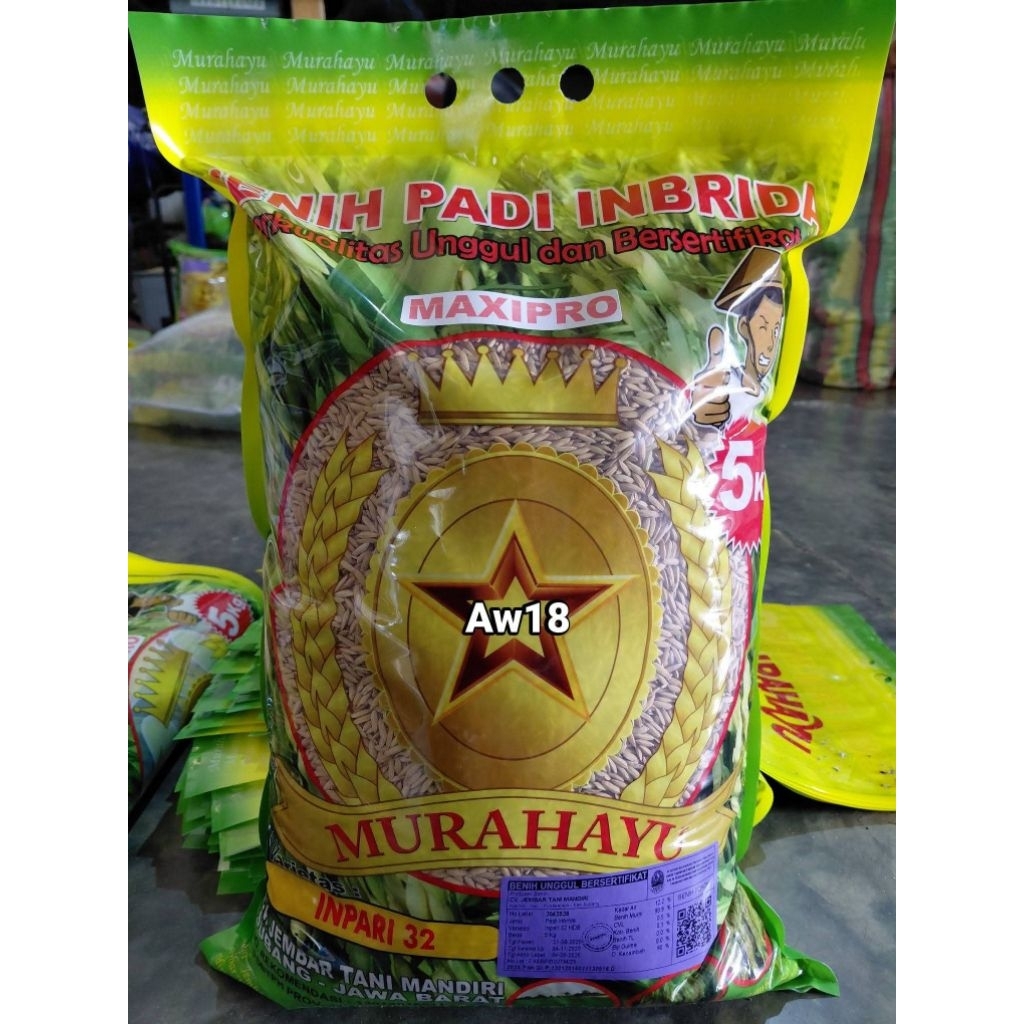 Benih Padi Premium Varietas INPARI 32 MAXIPRO