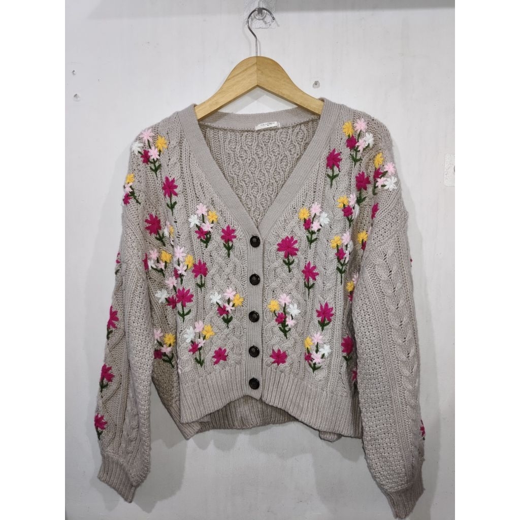 Cardi Sulam Brand Glacier M