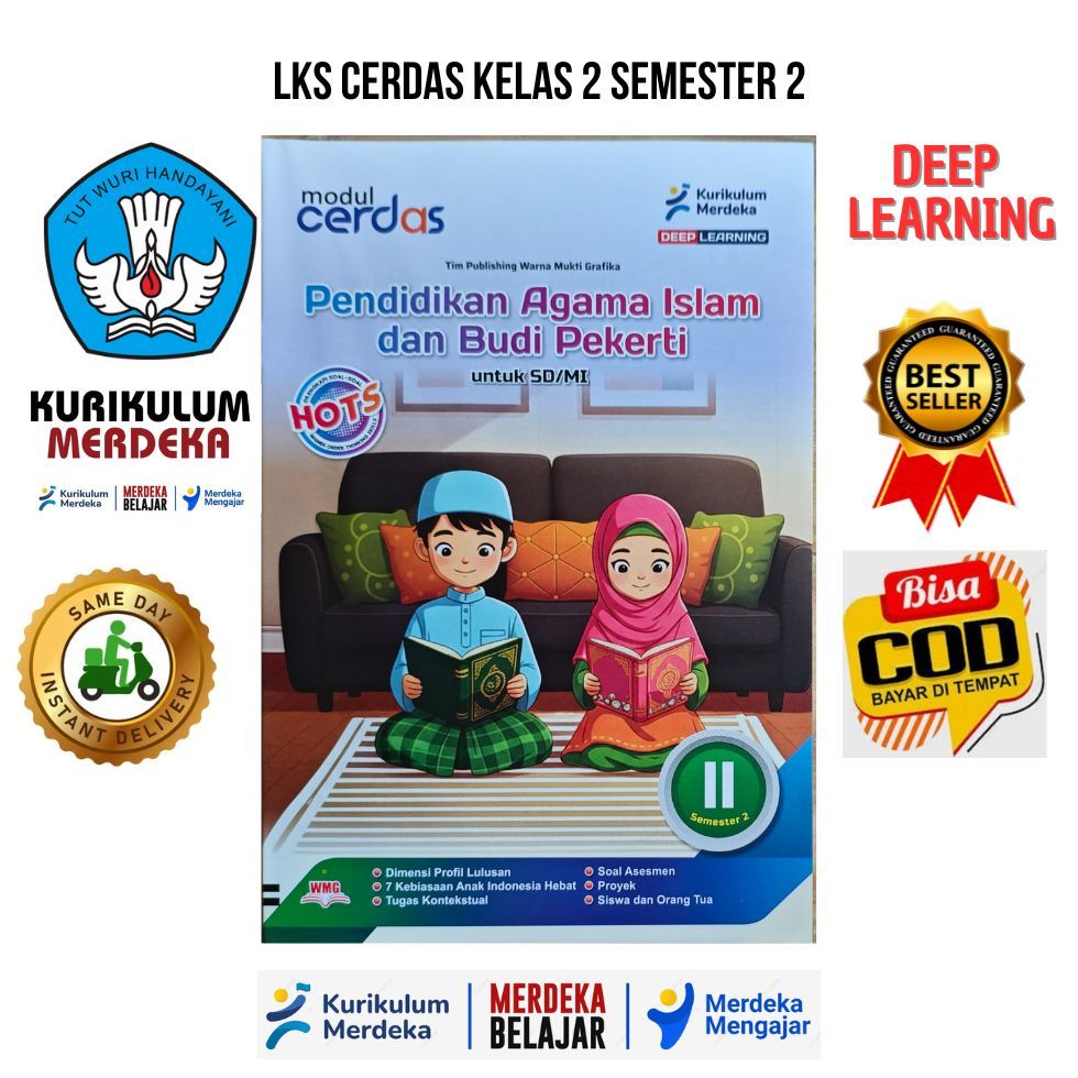 Lks Cerdas Pendidikan Agama Islam Kelas 2 Smt 2 Kurmer  Terbaru Murah