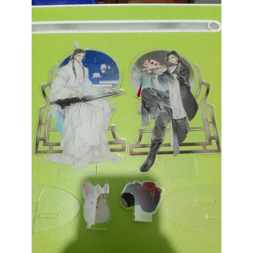 Mo dao zu shi Wei wuxian Lang Wangji acrylic standee set Danmei novel illustration official merchand