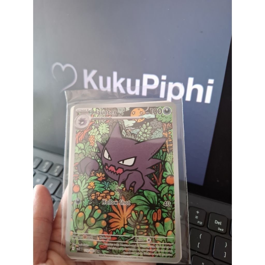 Kartu Pokemon HAUNTER MA2 (113/103 AR)