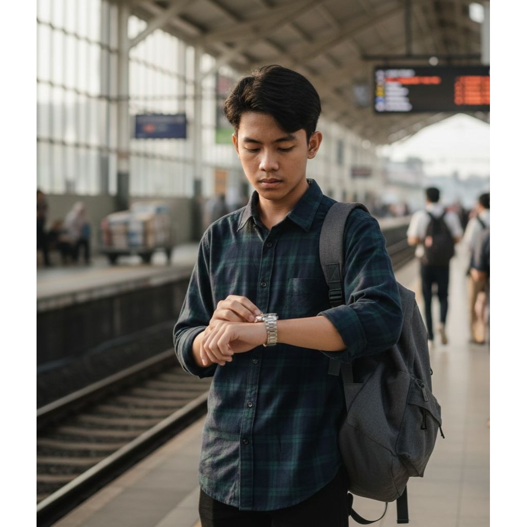 flanel UNIQLO preloved