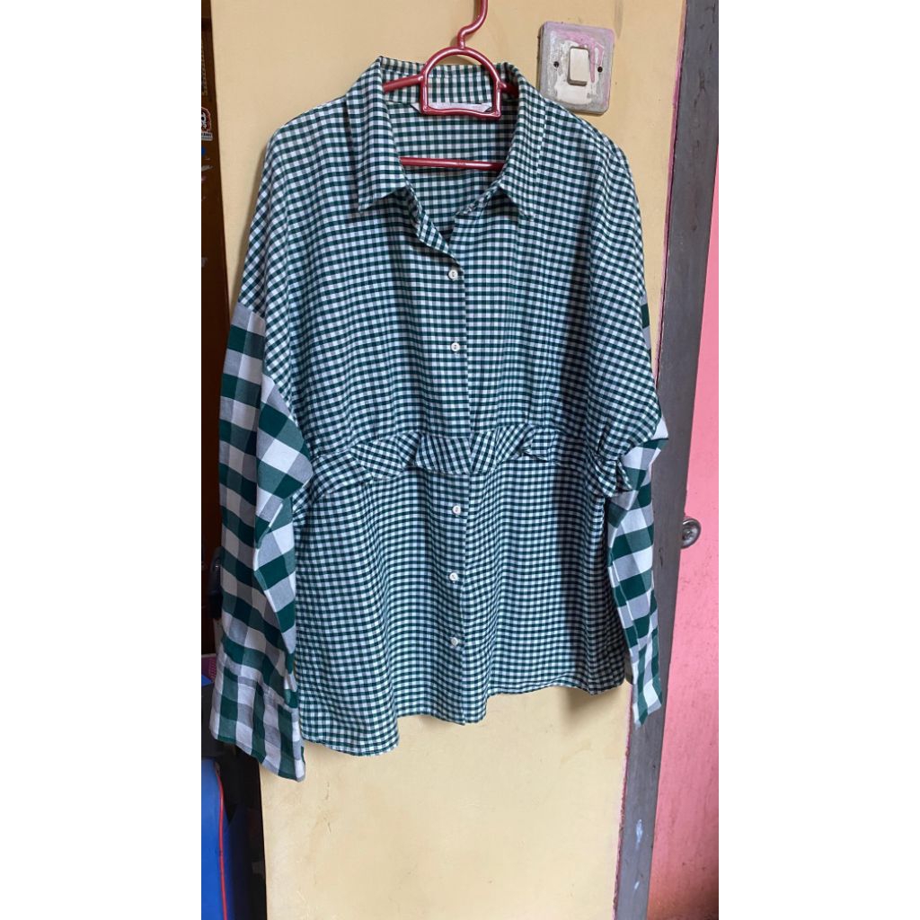 kemeja zara oversize