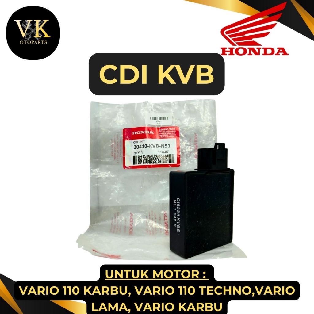 CDI KODE-KVB HONDA AHM VARIO110/VARIO 125 TECHNO/VARIO KARBU BERKUALITAS ASLI 100% ORI