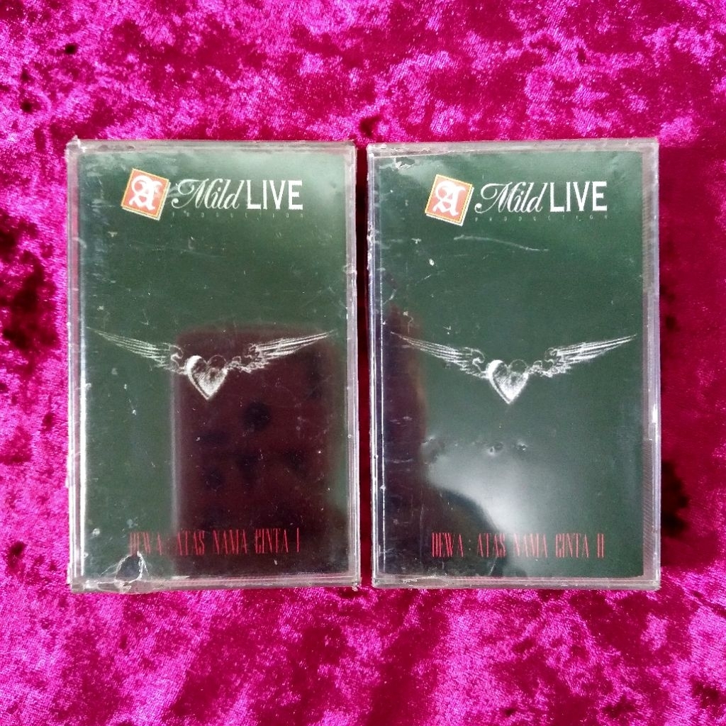 Kaset Dewa - Atas Nama Cinta 1 & 2 (Double Cassette) (Segel)