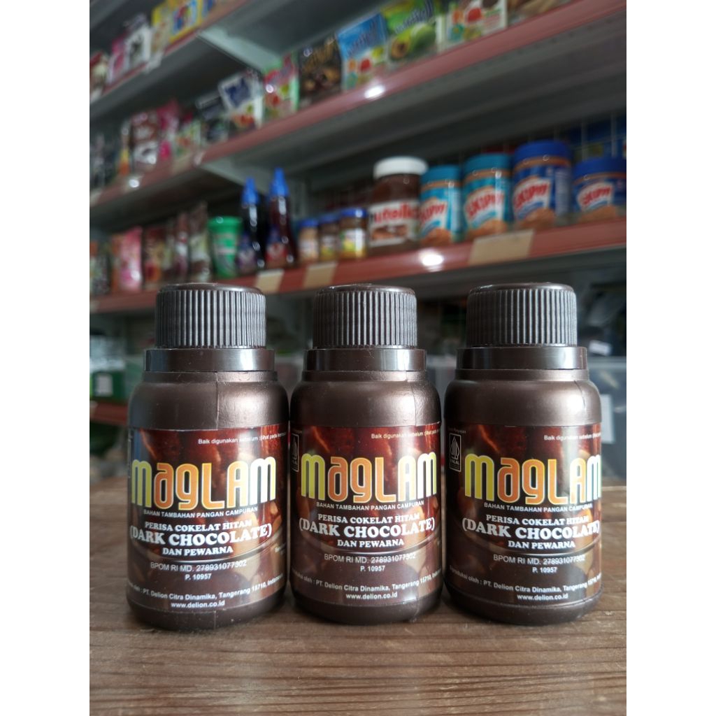 Maglam Perisa Dark Chocolate Botol 100gr | Maglam Perisa Dan Pewarna Cokelat Hitam