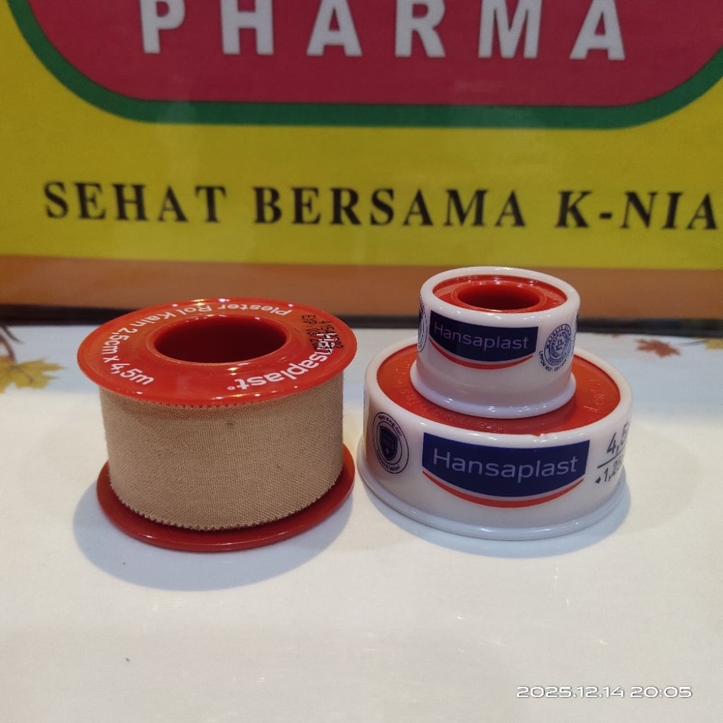 Hansaplast Kain Elastis Roll, perekat perban luka plester gulungan