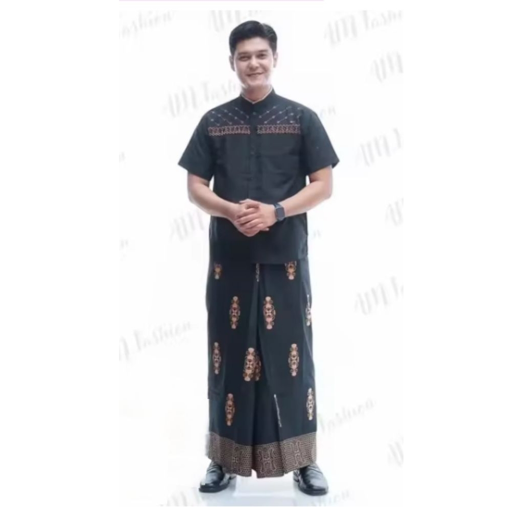 SET SARUNG DAN BAJU KOKO BORDIR DEWASA JUMBO