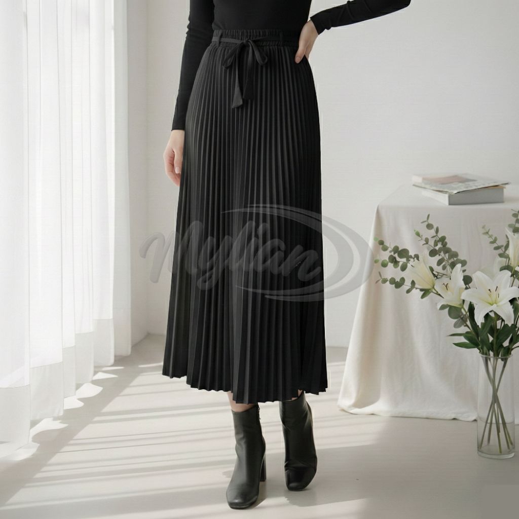 Rok Plisket Premium | Rok Plisket Crepe Koshibo | Rok Plisket Import | Rok Plisket Dewasa Tebal