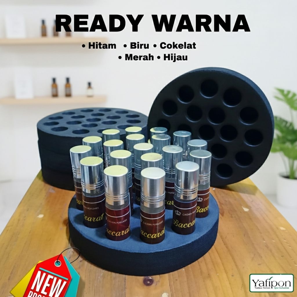 Distributor Display - Tatakan Parfum Roll 3-10ml Bulat