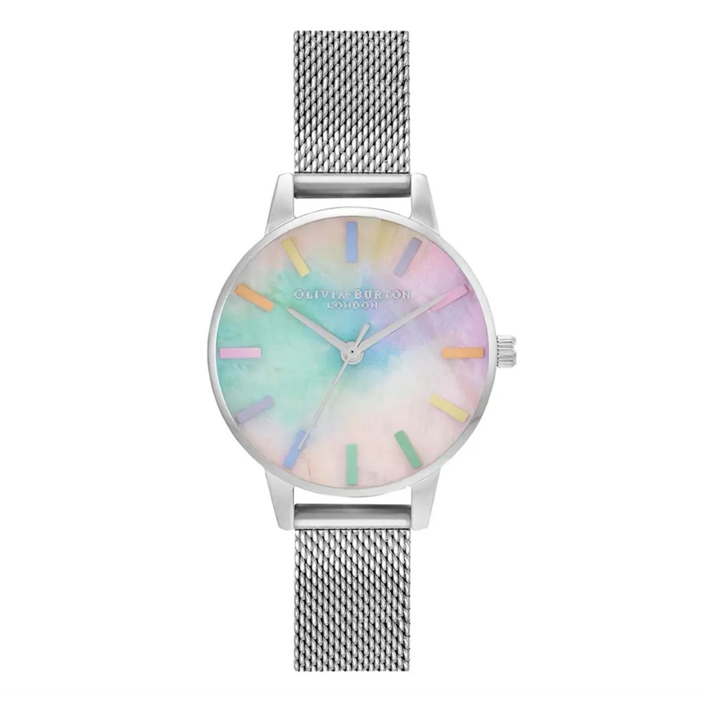 PRELOVED - Jam tangan wanita Olivia Burton rainbow original 100%