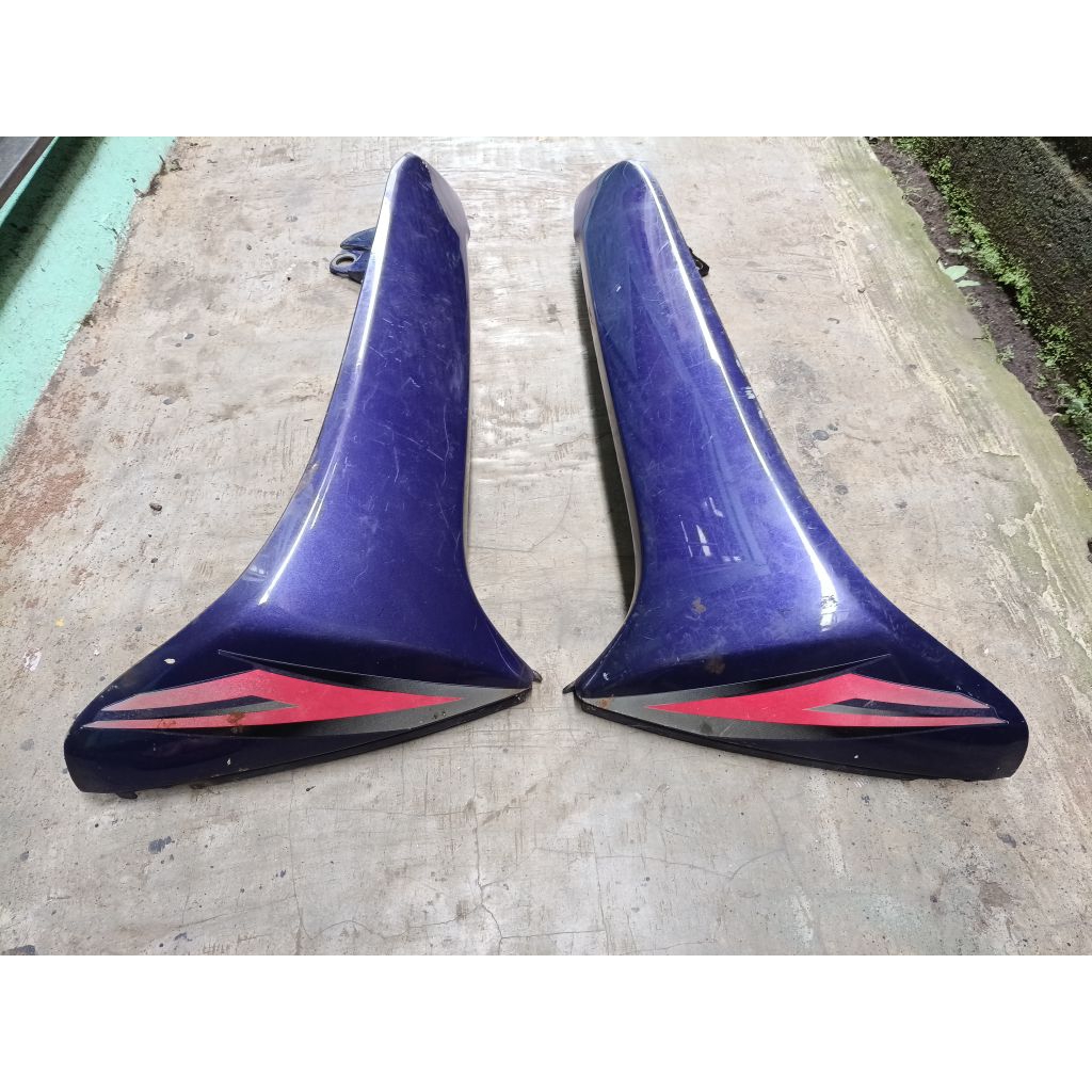 Cover sayap depan Honda supra x ungu original 2nd lepasan motor