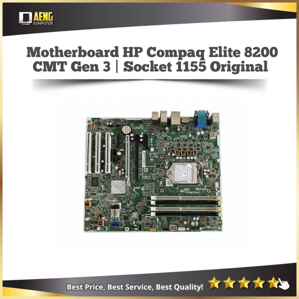 Mobo Motherboard PC built up Hp compaq Elite 8200 CMT TOWER ( Convertible Microtower)  Socket 1155 G