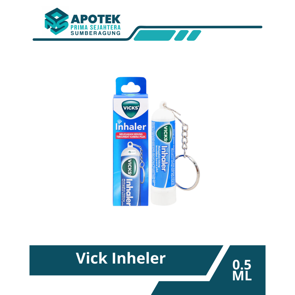 VICKS INHELER 0.5 ml ( Melegakan hidung tersumbat karena pilek )