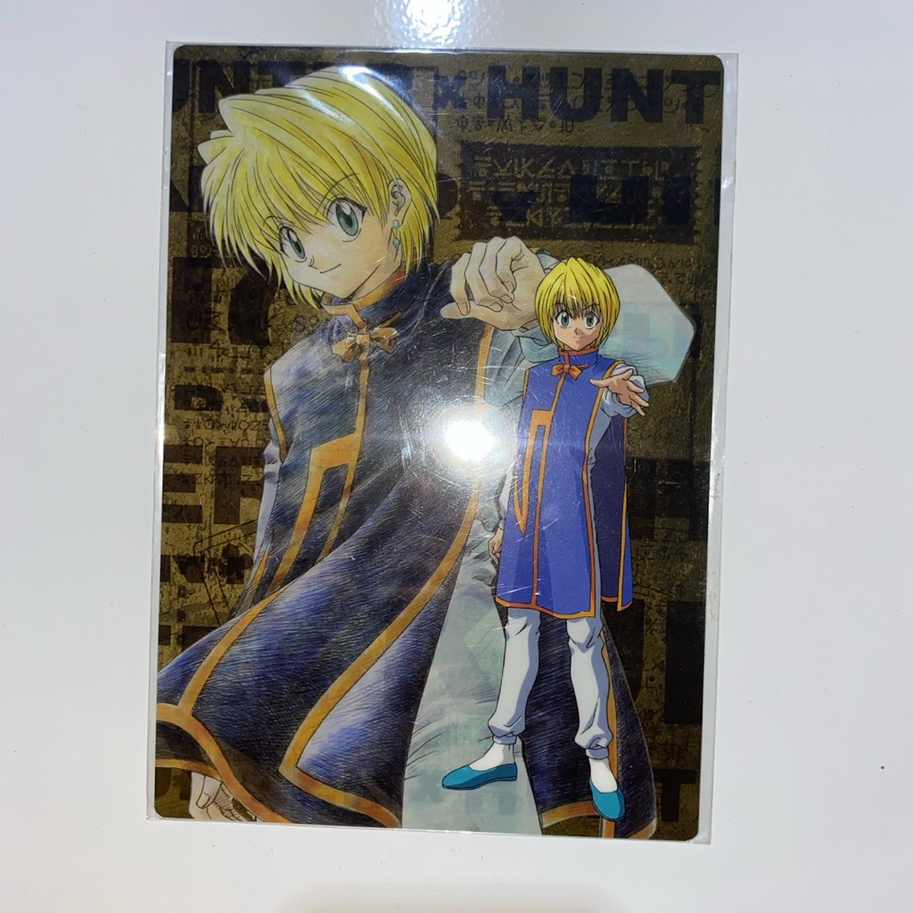 Hunter X Hunter Shitajiki HxH hunterxhunter 1999 old version Mini shitajiki kurapika kurta killua Go