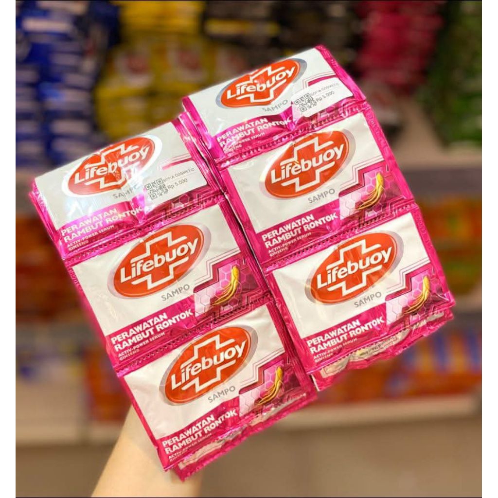 Shampoo Lifebuoy sachet/shampoo perawatan rambut rontok