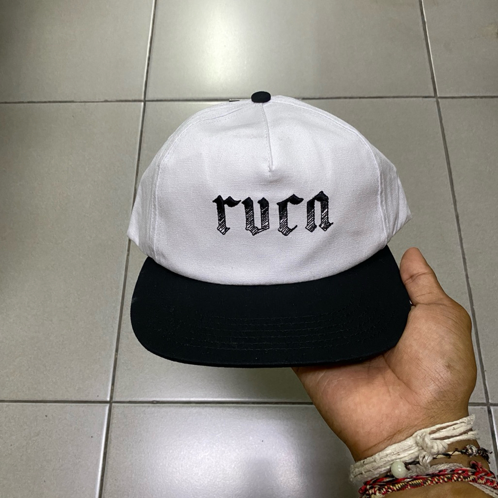 Topi RVCA Lynes RVCA Snapback White Original