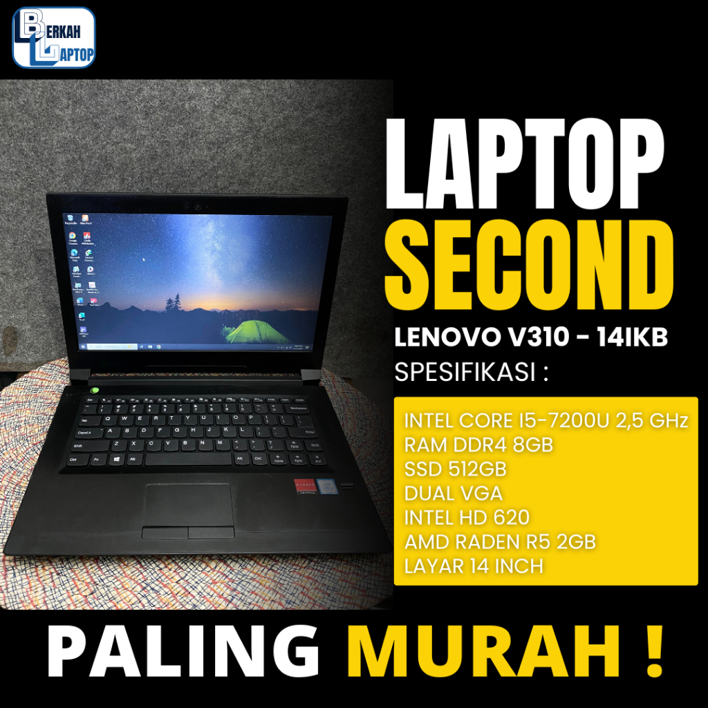 Lenovo V310 Core i5 7200 Dual VGA