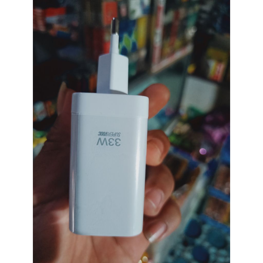 kepala charger oppo super vooc 33wat