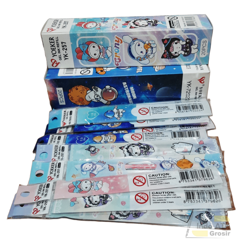 1 Box Isi Pena Gel 0.38 mm