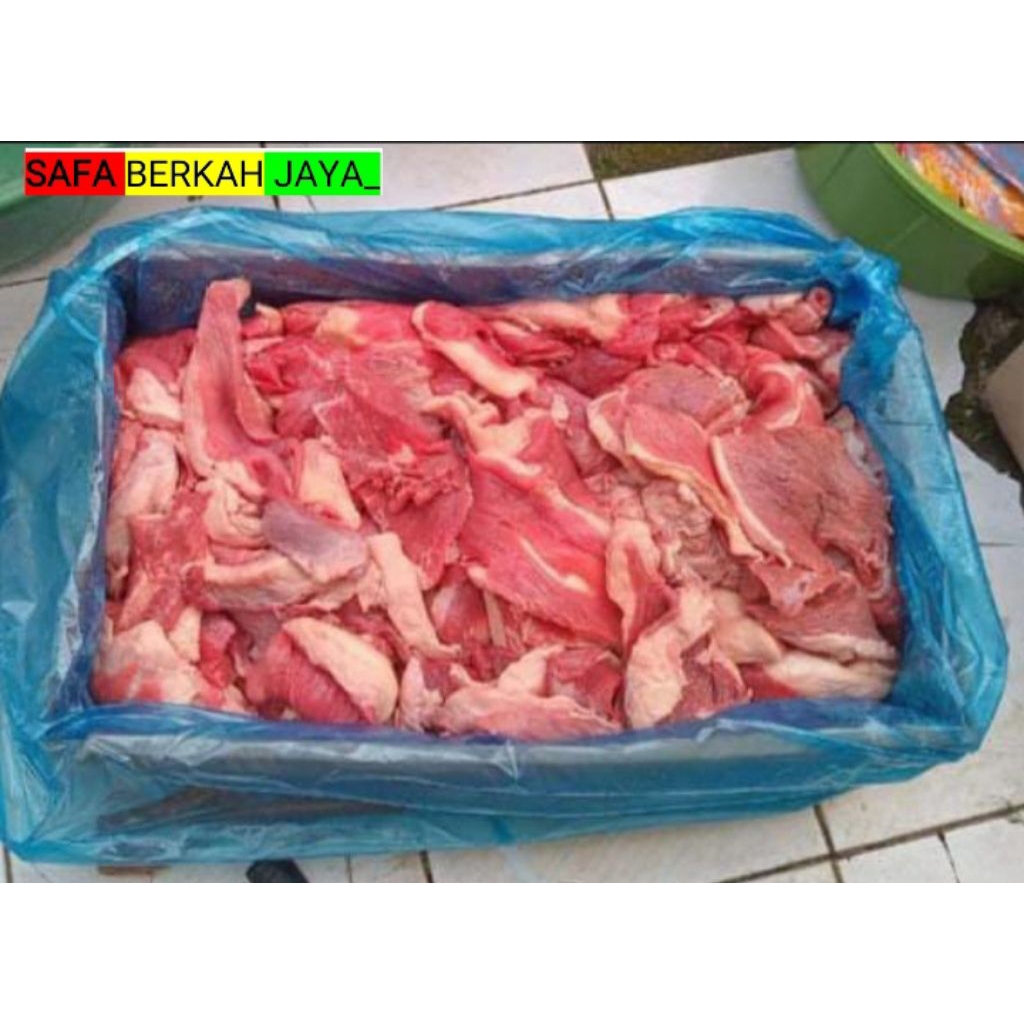 tetelan daging sapi super premium fresh/kg
